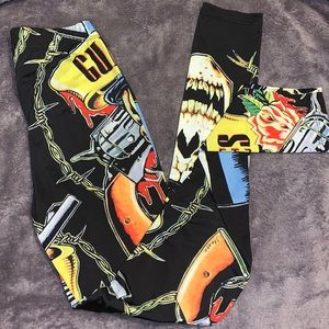 Guns N’ Roses Leggings Size SMALL
